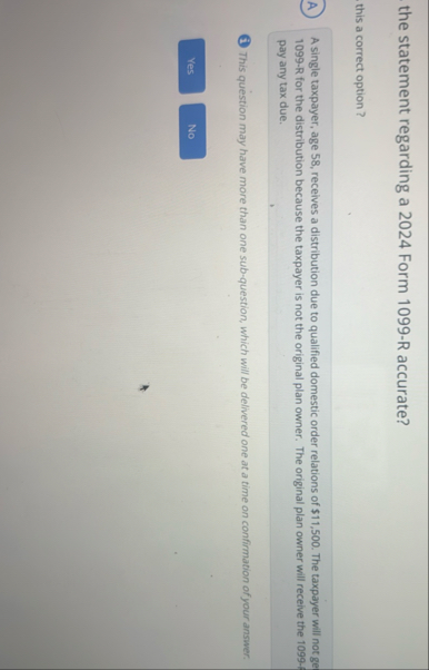 the statement regarding a 2 0 2 4 Form 1 0 9 9 -