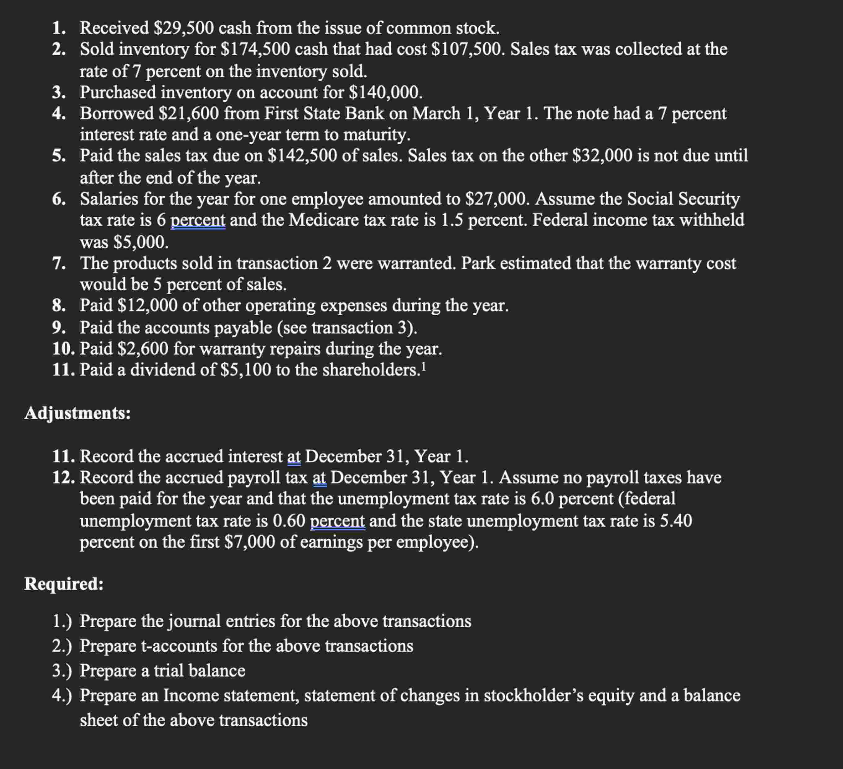 Received $ 2 9 , 5 0 0 cash from the issue of