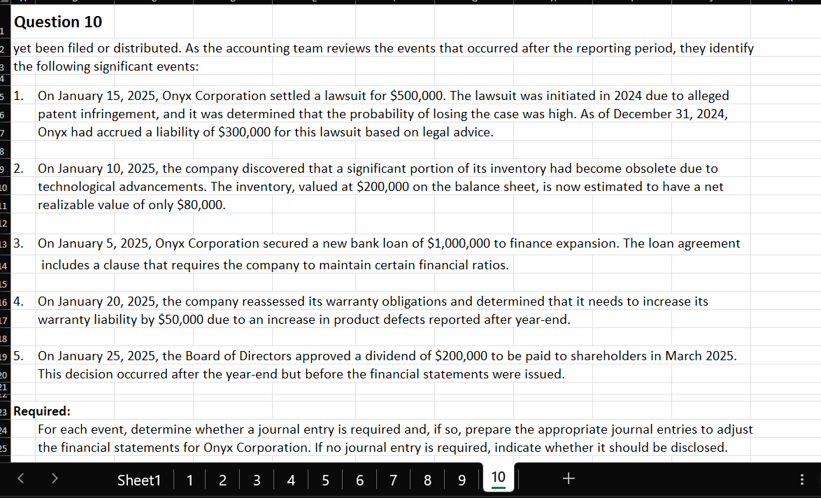 Question 1 0 yet been filed or distributed. As