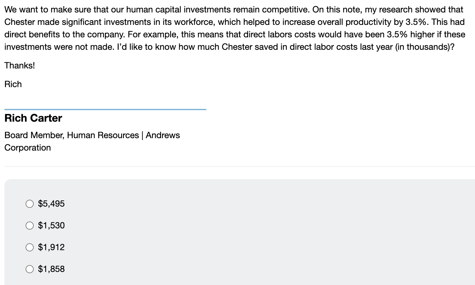 Please help with CapSim homework attached below: