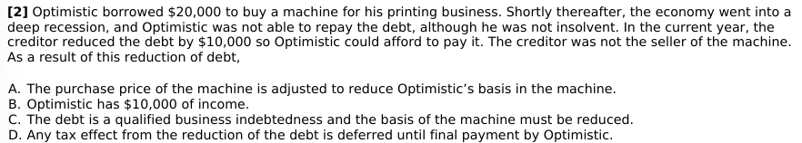 [ 2 ] Optimistic borrowed \ ( \ $ 2 0 , 0 0 0 \ )