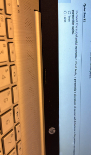 Question 5 2 To meet the substantial economic
