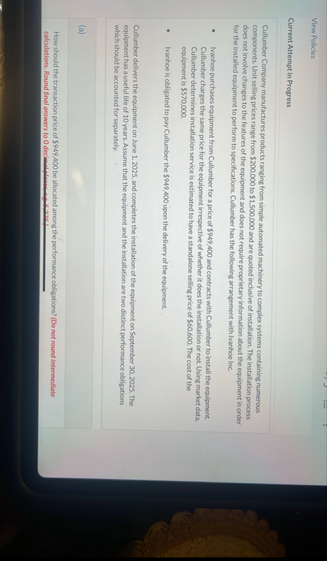 ( b ) Prepare the journal entries for Cullumber