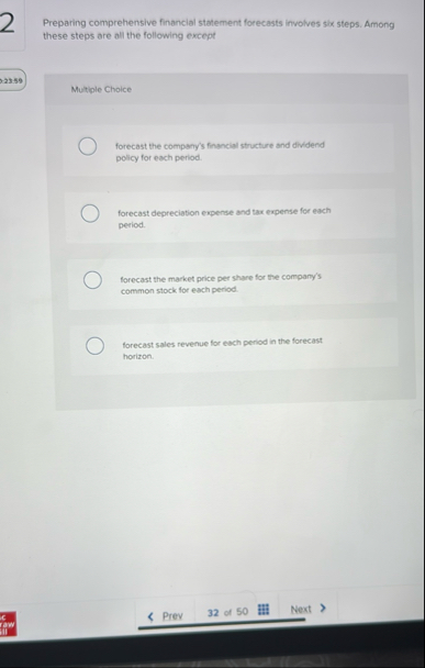 2 Preparing comprehensive financial statement