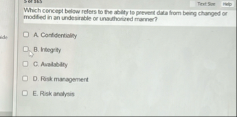 Text Sar Which concept below refers to the