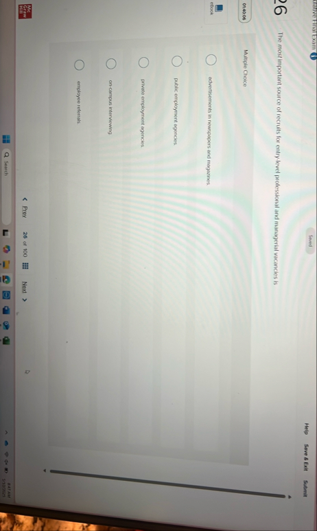 mative H a t Exam if Help Sove 8 ExH Submit 6 The