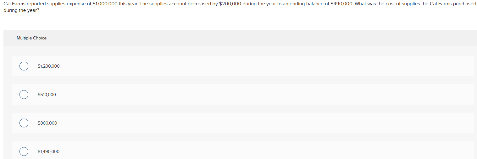 during the year? Multiple Choice \ $ 1 , 2 0 0 ,