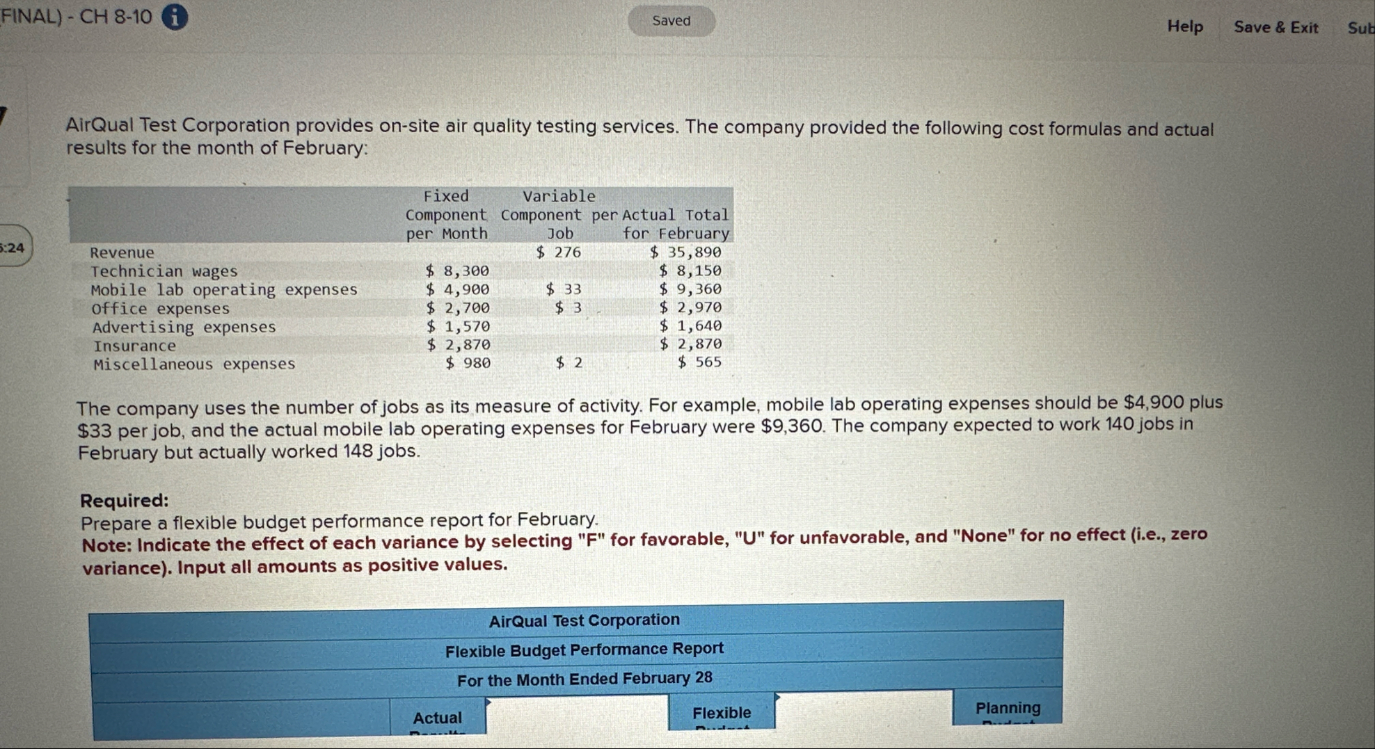 FINAL ) - CH 8 - 1 0 i Help Save FINAL ) - CH 8 -