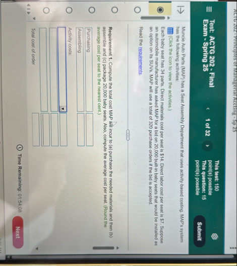 \ table [ [ ALIG 2 0 2 - Princtples of Managenal