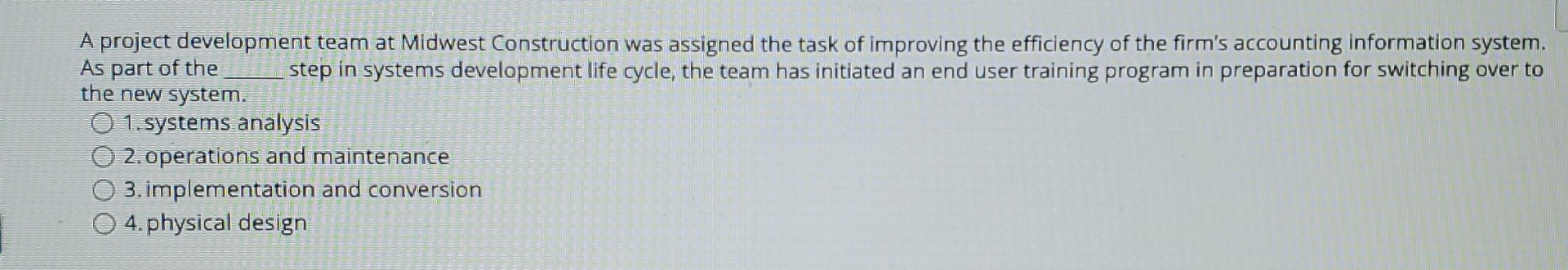 A project development team at Midwest