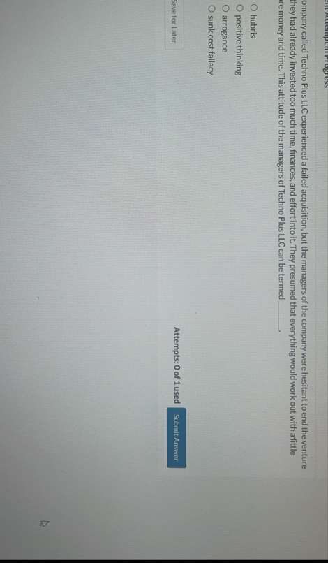 ompany called Techno Plus LLC experienced a