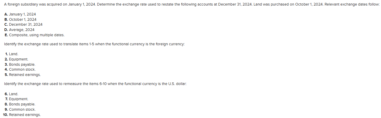 A . January 1 , 2 0 2 4 B . October 1 , 2 0 2 4 C