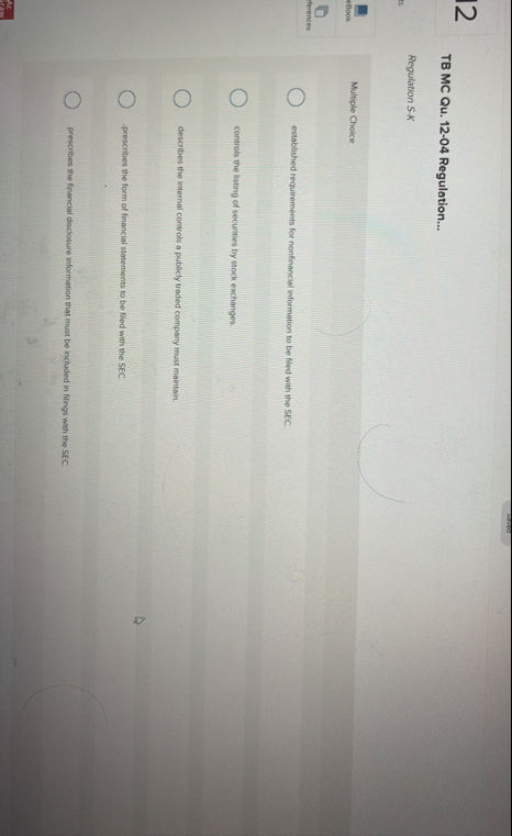 5 0 7 0 0 1 2 TB MC Qu . 1 2 - 0 4 Regulation...