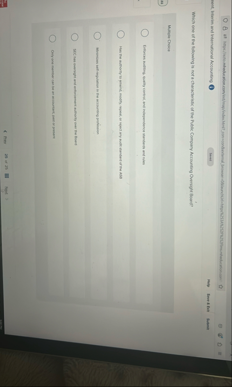 nent, Interim and Internationat Accounting Help
