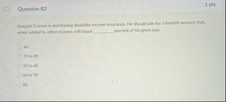 Question 8 2 1 pts Joaquin Cuevos is purchasing