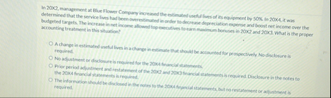 In 2 0 0 2 , management at Blue Flower Company