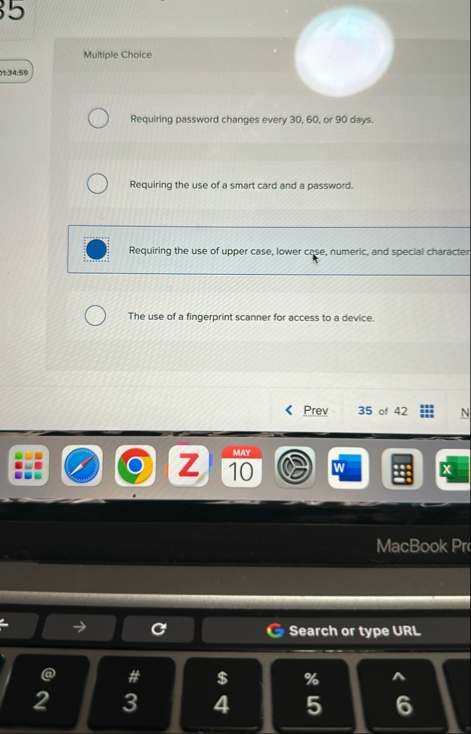 5 Multiple Choice 1 1 : 3 4 : 5 9 Requiring