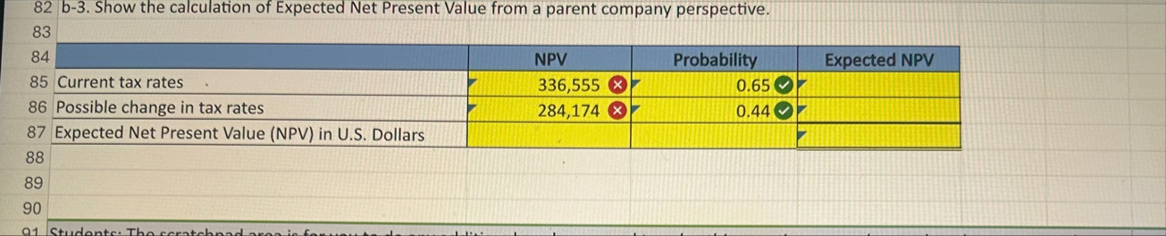 solve the yellow boxes based on the blue and