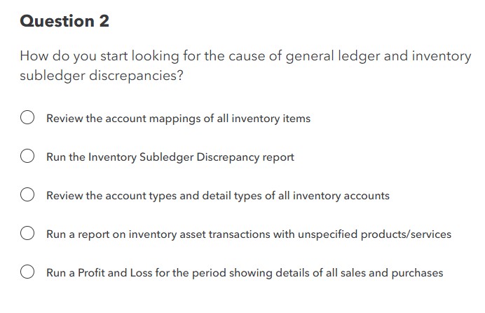 Question 2 How do you start looking for the cause