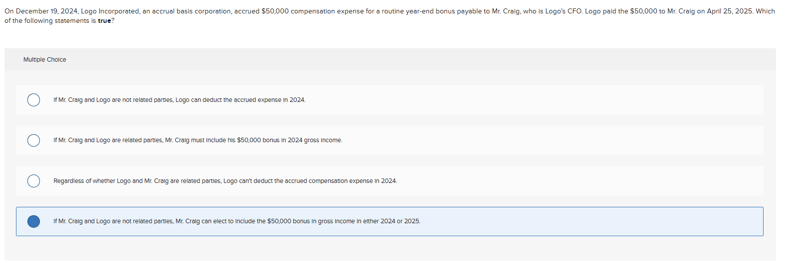 of the following statements is true? Multiple