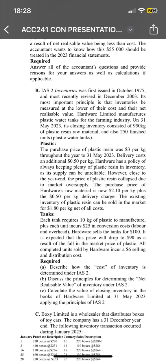 1 8 : 2 8 5 0 4 ACC 2 4 1 CON PRESENTATIO... a