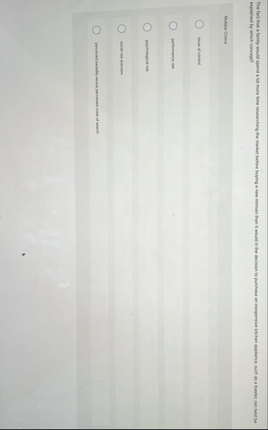 explained by which concept? Multiple Chaice locus