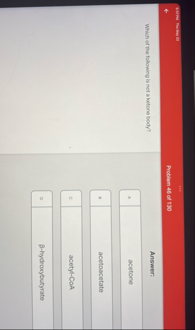 6 5 7 PM The May 2 2 Problem 4 6 of 1 3 0 Which