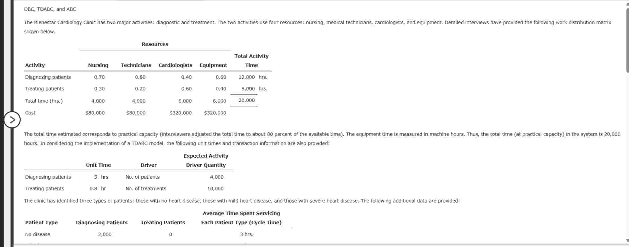\ ( \ mathrm { DBC } , \ mathrm { TDABC } \ ) ,