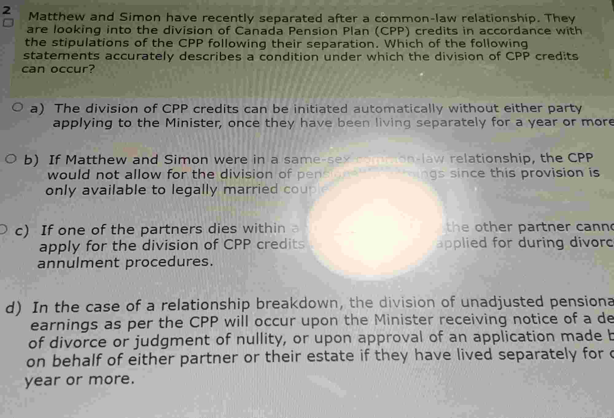 Matthew and Simon have recently separated after a