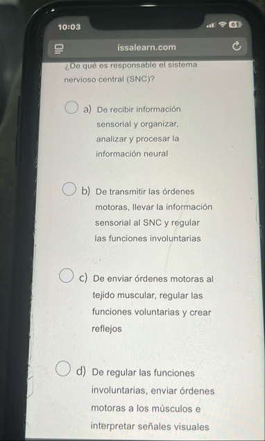1 0 : 0 3 6 1 issalearn.com De qu es responsable