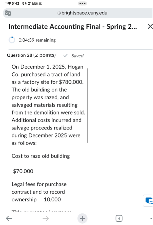brightspace.cuny.edu Intermediate Accounting