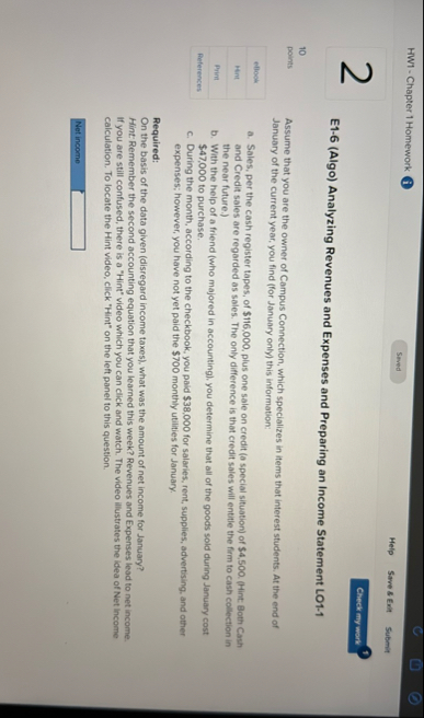 HWI - Chapter 1 Homework ( i ) Steved Help Sawe 8