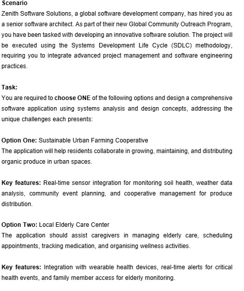 Scenario Zenith Software Solutions, a global