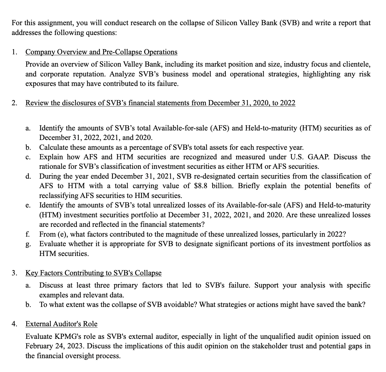 For this assignment, you will conduct research on