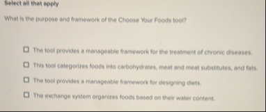 Select all that apply What is the purpose and