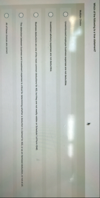 Which of the following is a true statement?