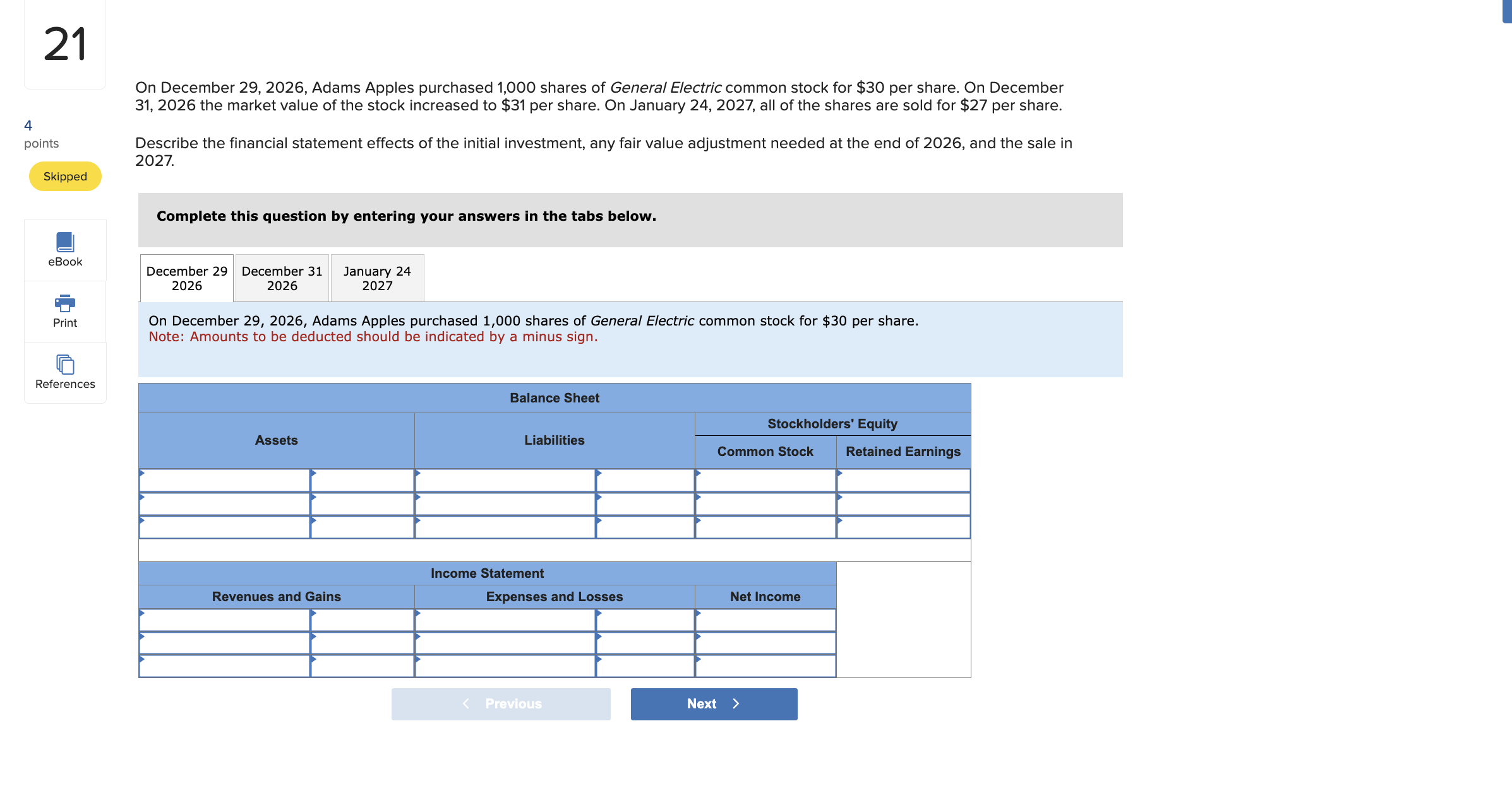 On December 2 9 , 2 0 2 6 , Adams Apples
