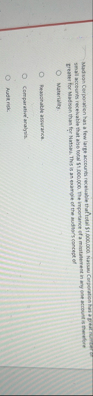 small accounts recelvable that also total $ 1 , 0