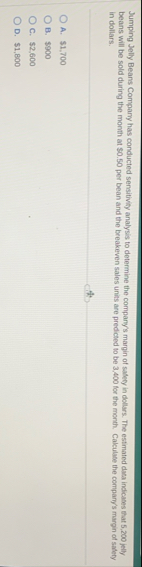 Jumping Jelly Beans Company has conducted