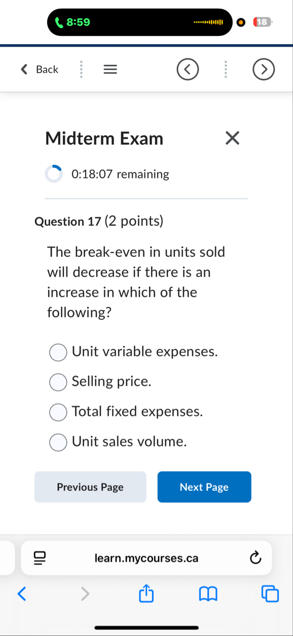 8 : 5 9 . . . . . . . . | | | | | | Back Midterm