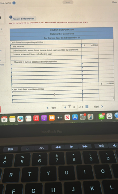 tomework ( i ) Help ( 1 ) Required information \