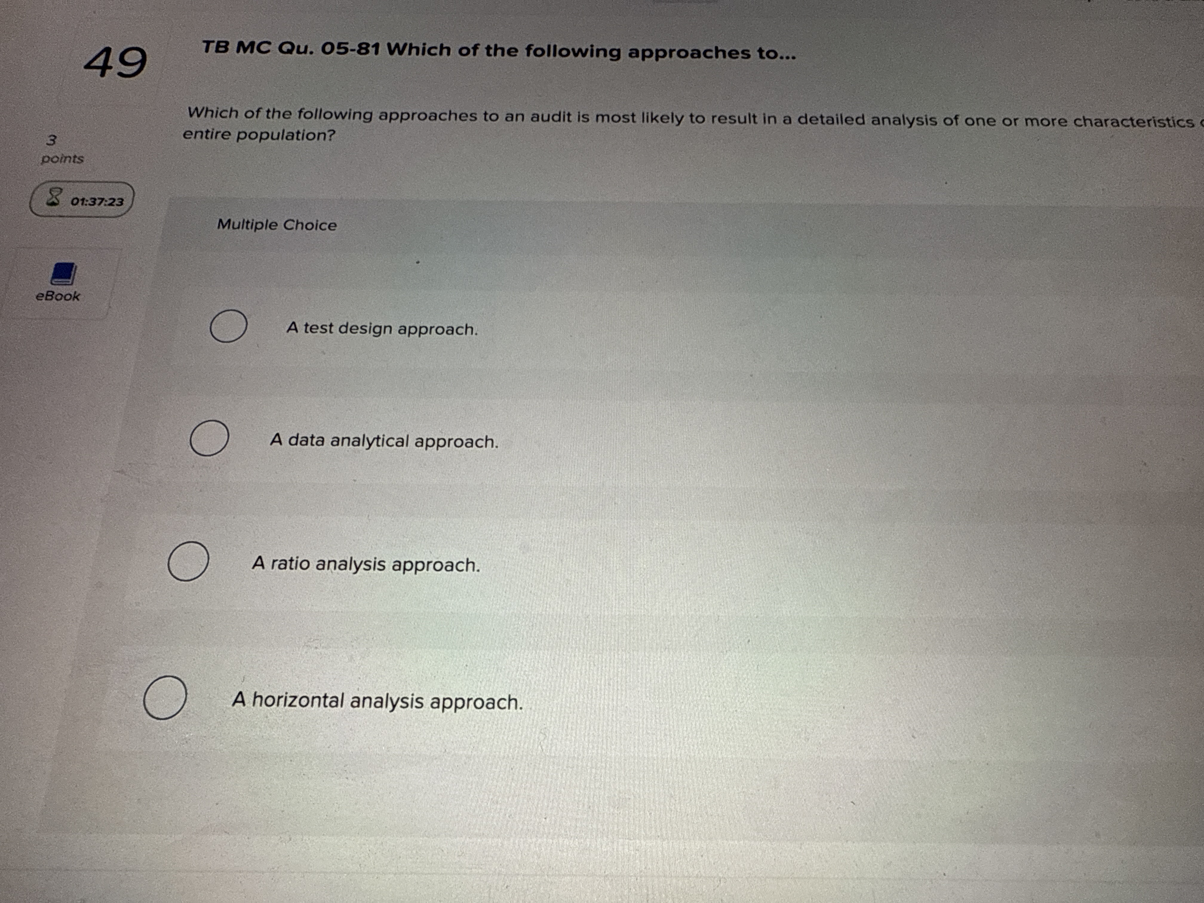 4 9 TB MC Qu . 0 5 - 8 1 Which of the following