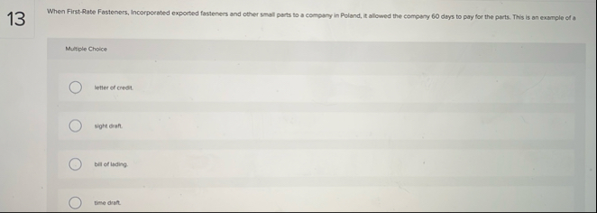 1 3 When First - Rate Fasteners, Incorporated