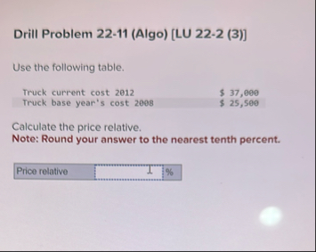 Drill Problem 2 2 - 1 1 ( Algo ) [ LU 2 2 - 2 ( 3