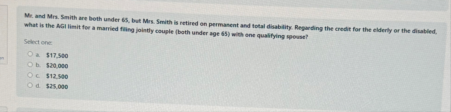Mr . and Mrs . Smith are both under 6 5 , but Mrs