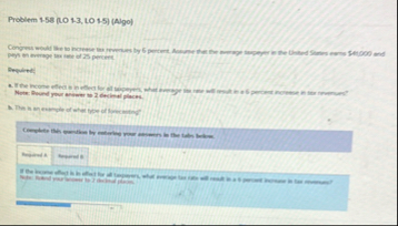 Problem 1 . 5 8 ( LO 1 . 3 , LO 1 . 5 ) ( Algo )