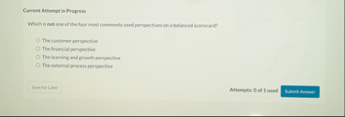 Current Attempt in Progress Which is not one of