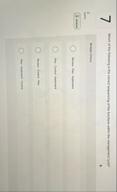 7 2 points 0 1 . 4 2 . 2 4 Which of the following