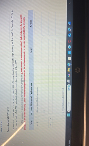 View Policies Current Attempt in Progress On