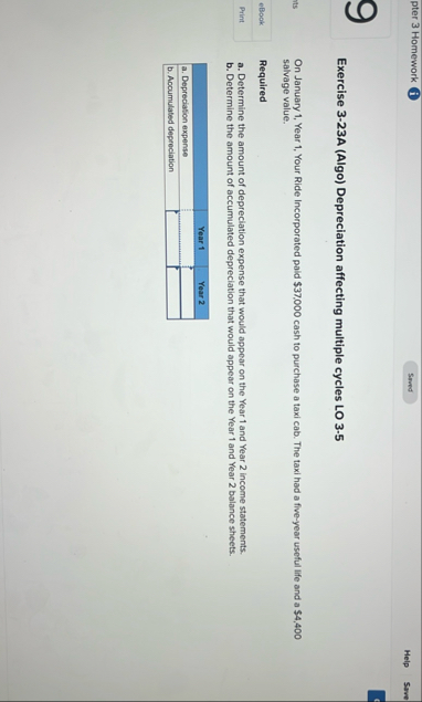 pter 3 Homework ( i ) Help Save Exercise 3 - 2 3